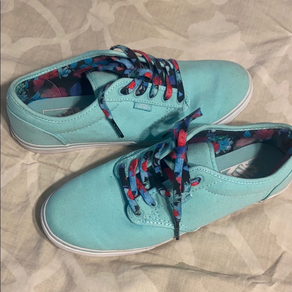 Vans lace up tennis shoes